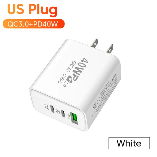 USB Fast Charger 3Ports