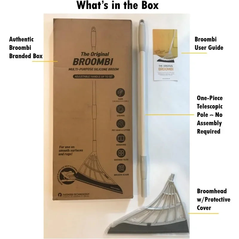 Multifunction Silicone Broom