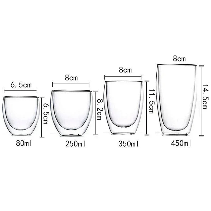 Double Wall Cups 2 - 12 pcs