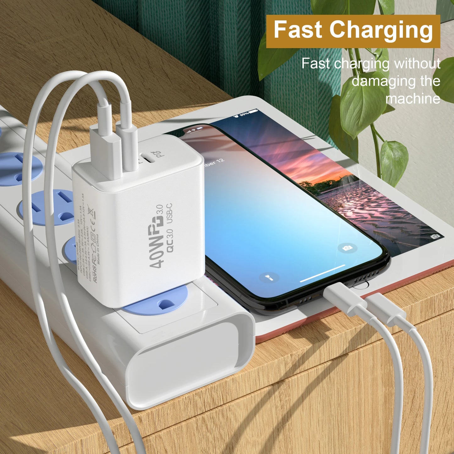 USB Fast Charger 3Ports