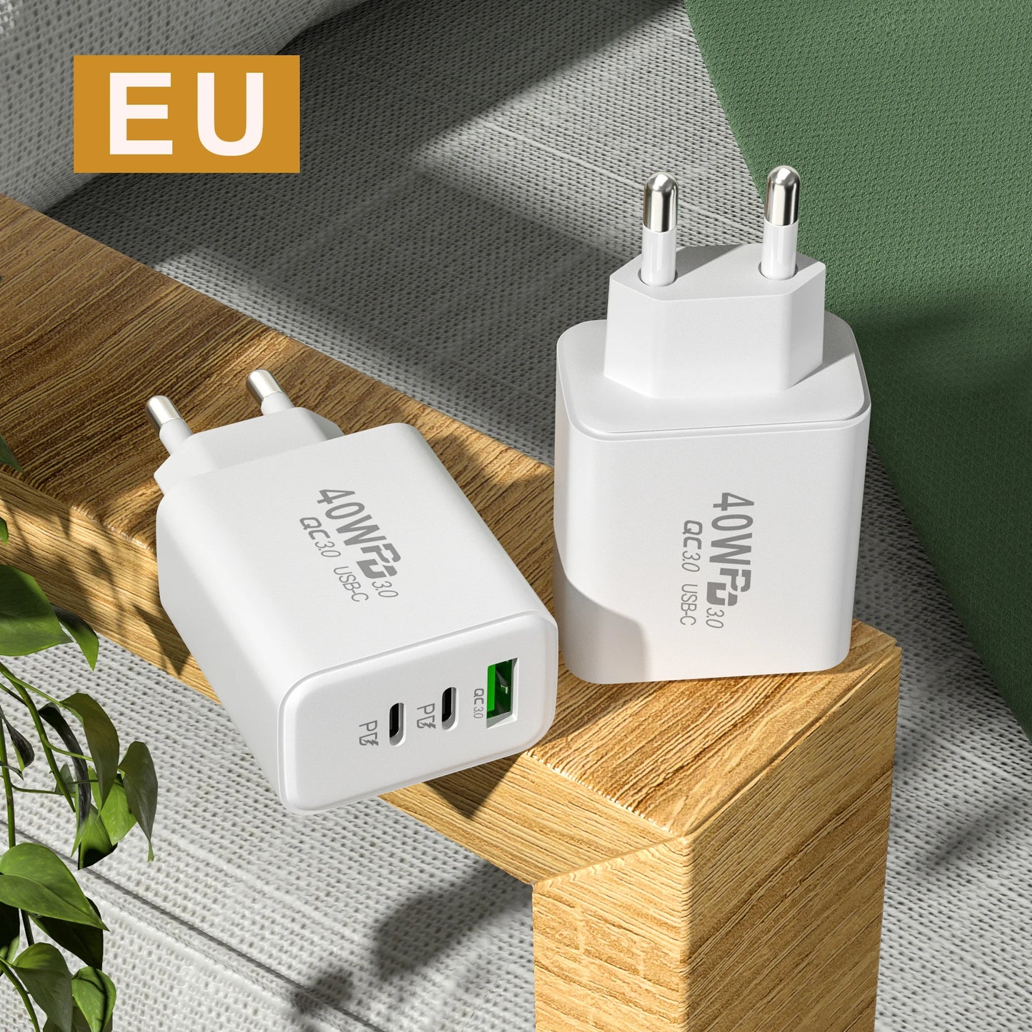 USB Fast Charger 3Ports