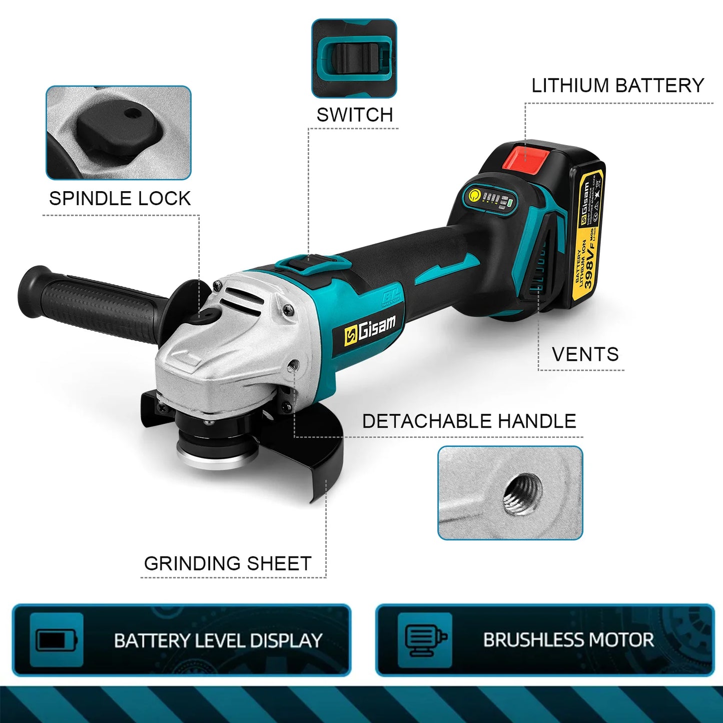 Angle Grinder Battery