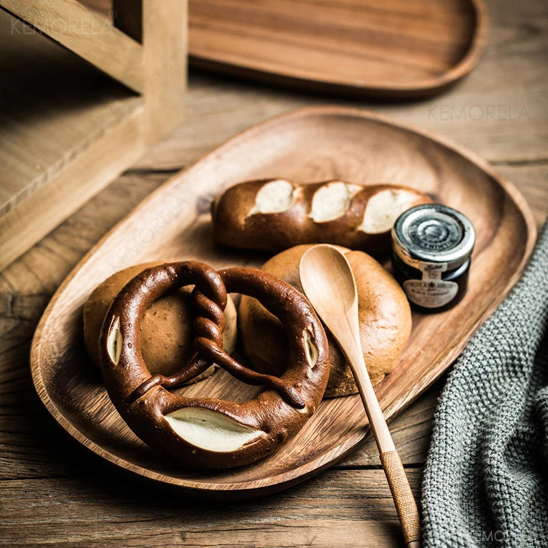 1/5PCS Lovesickness Wood Dishes