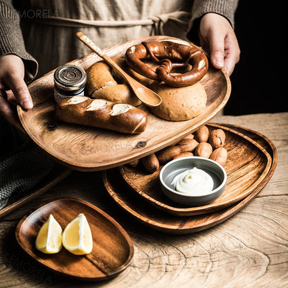 1/5PCS Lovesickness Wood Dishes