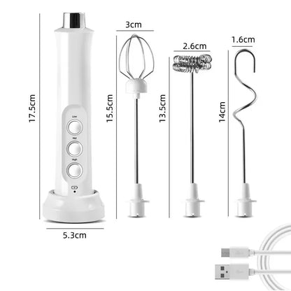 Wireless 3-in-1 Milk Frother/Foam Maker