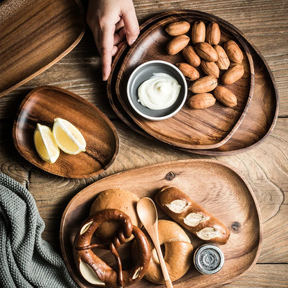 1/5PCS Lovesickness Wood Dishes