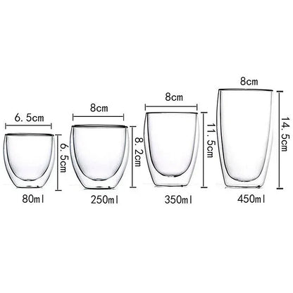 Double Wall Cups 2 - 12 pcs