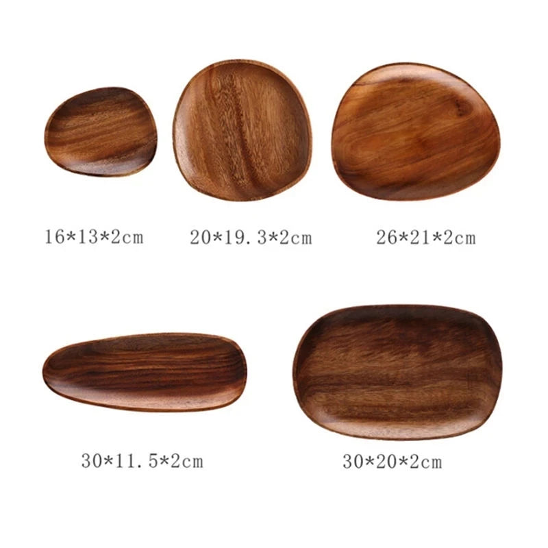 1/5PCS Lovesickness Wood Dishes