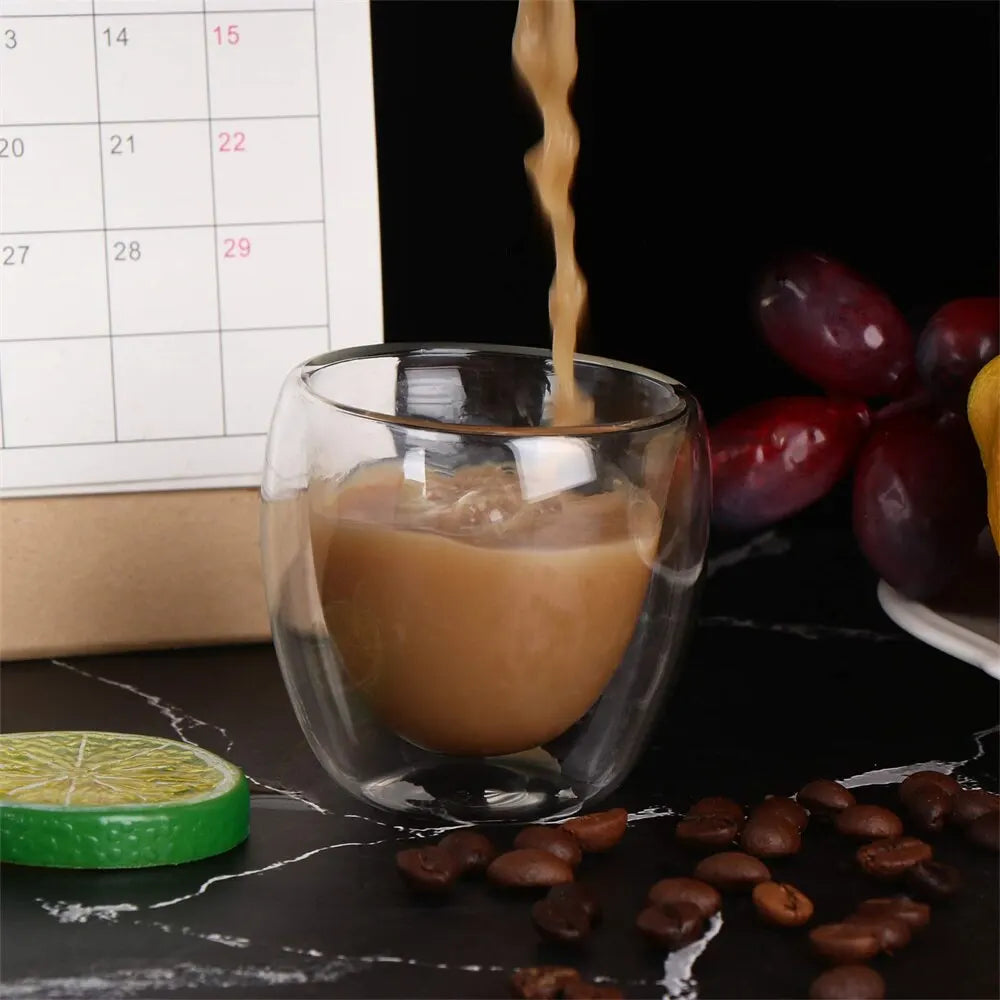 6 Pack Espresso Cups Double Wall
